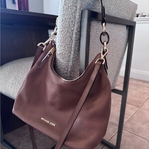 Michael Kors Tan Leather Hobo Bag